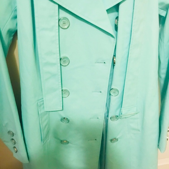 Minty Trench Coat NWT - Picture 6 of 8